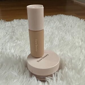 Rare Beauty Positive Light Tinted Moisturizer + Setting Powder Bundle
